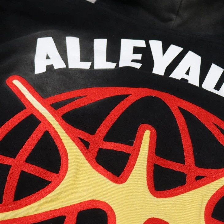 Oversize French Embroidery Patch 500gsm Hoodie